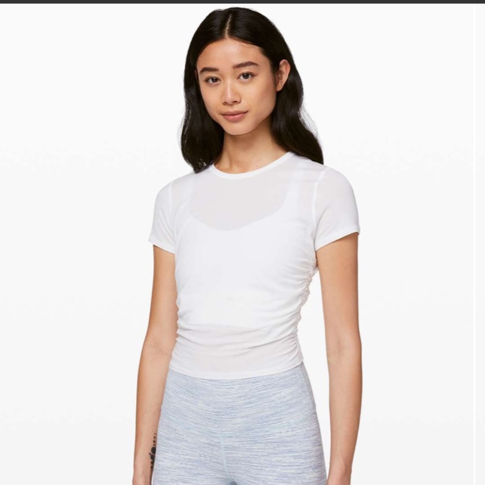 Lululemon All It Takes white short sleeve